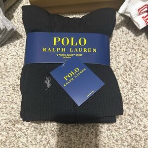NWT Polo Ralph Lauren 6 pack socks
